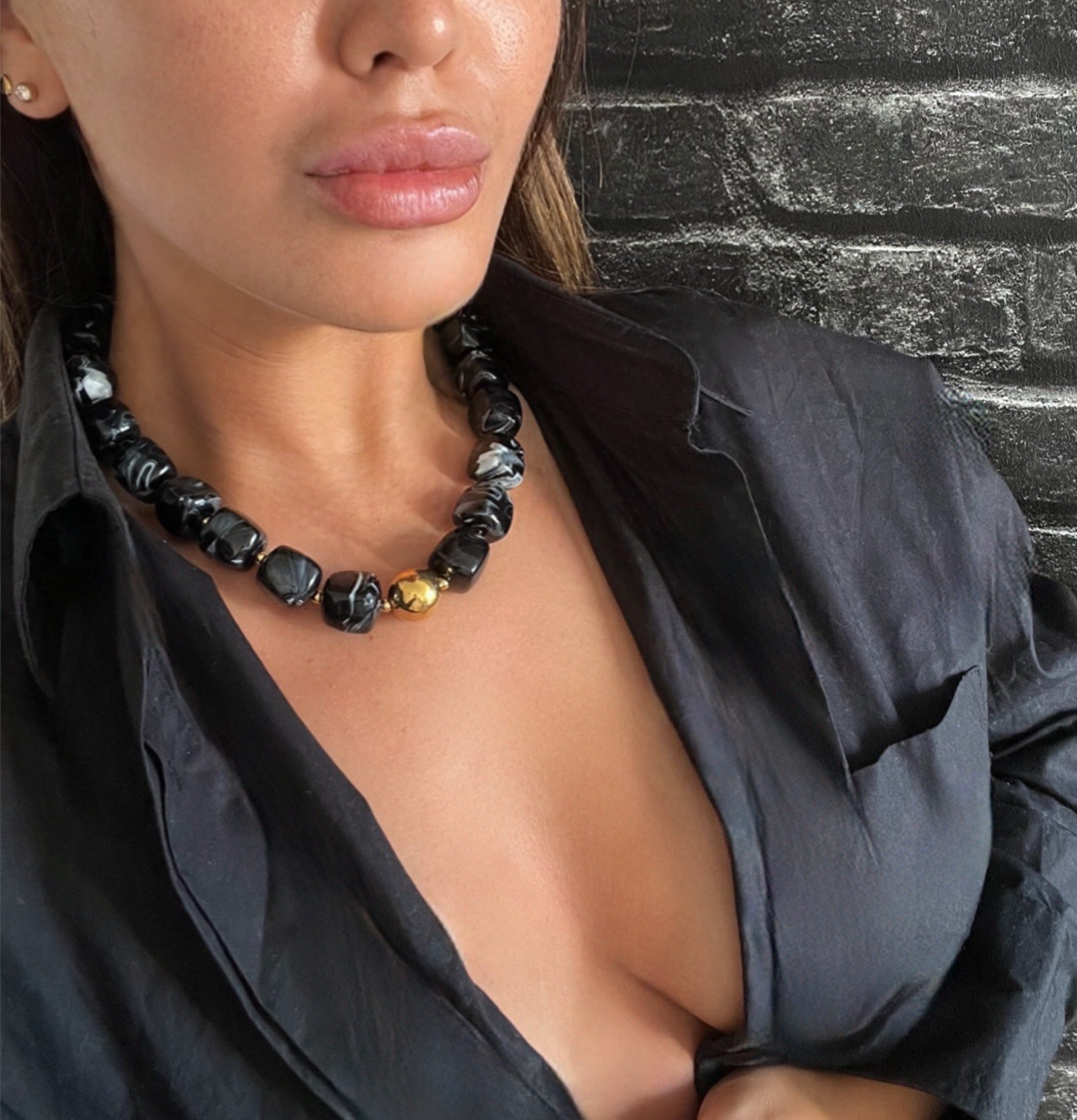 Collier Baroque Élégance – Bijou perlé tendance pour femme | Maison BellaNoé